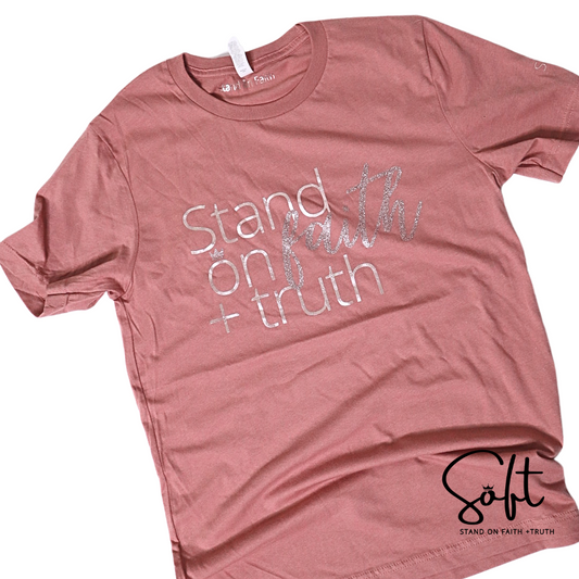 Stand on Faith Metallic T-shirt (unisex)