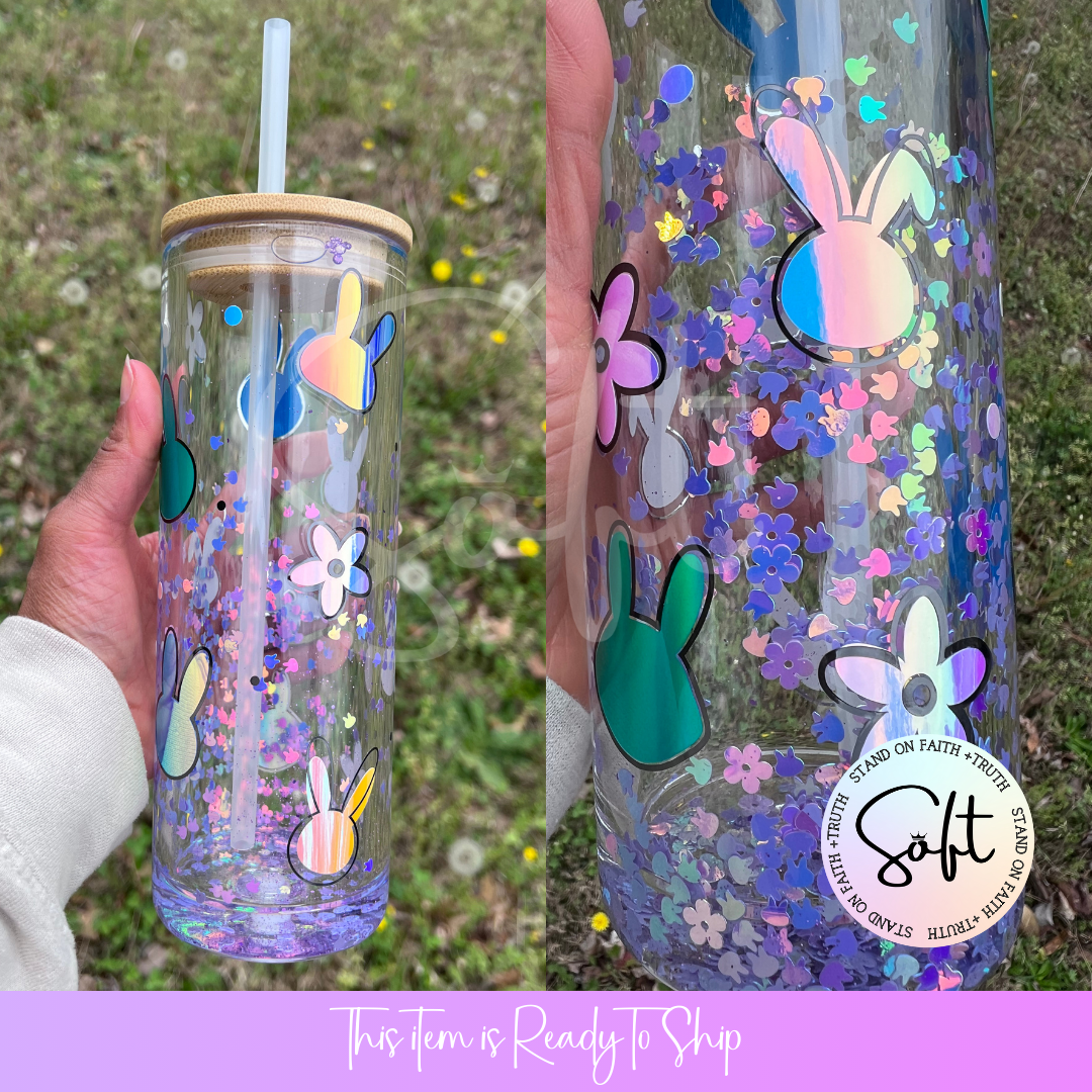 Bunny Snow Globe Tumbler