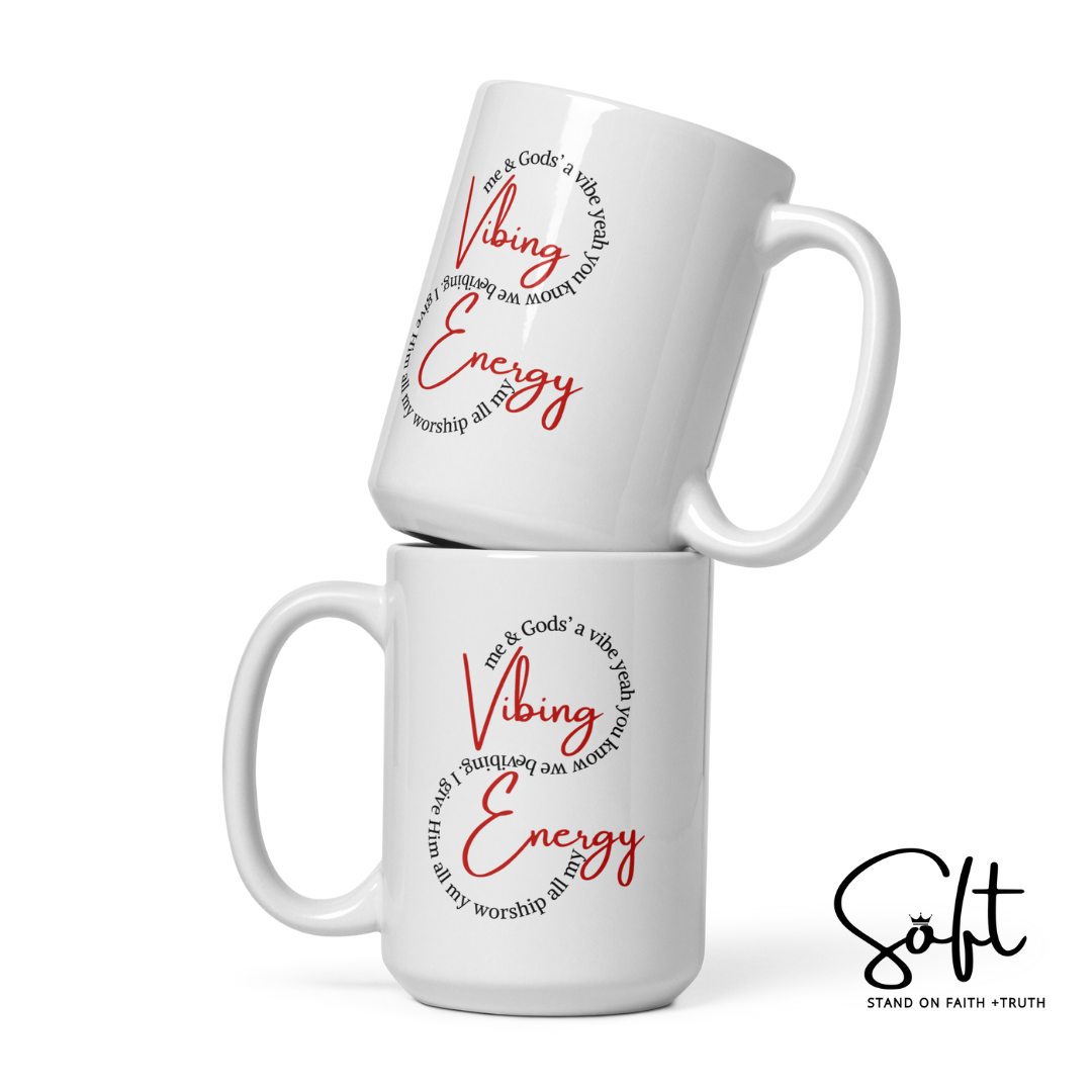 Vibing with Jesus mug