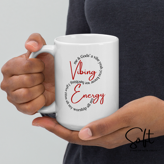 Vibing with Jesus mug
