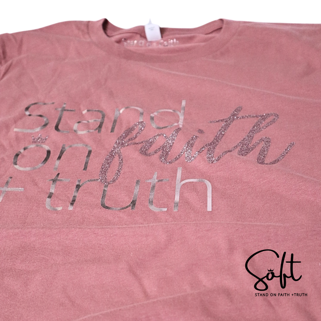 Stand on Faith Metallic T-shirt (unisex)