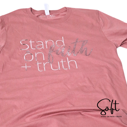 Stand on Faith Metallic T-shirt (unisex)