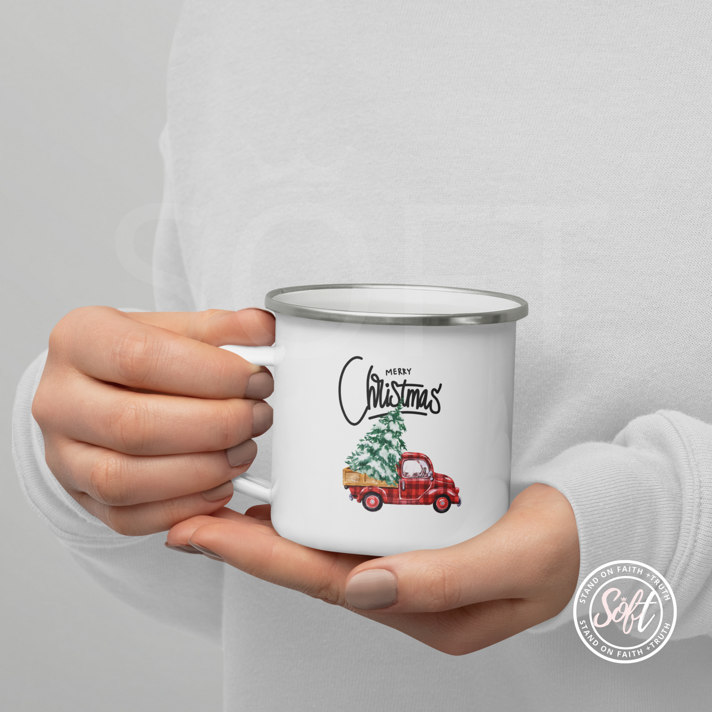 Retro Truck and Tree mug