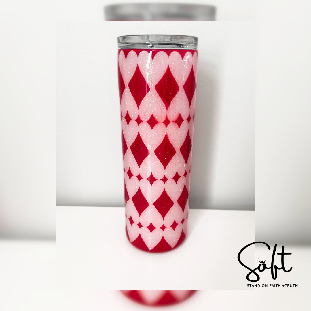 Diamonds & Hearts Tumbler