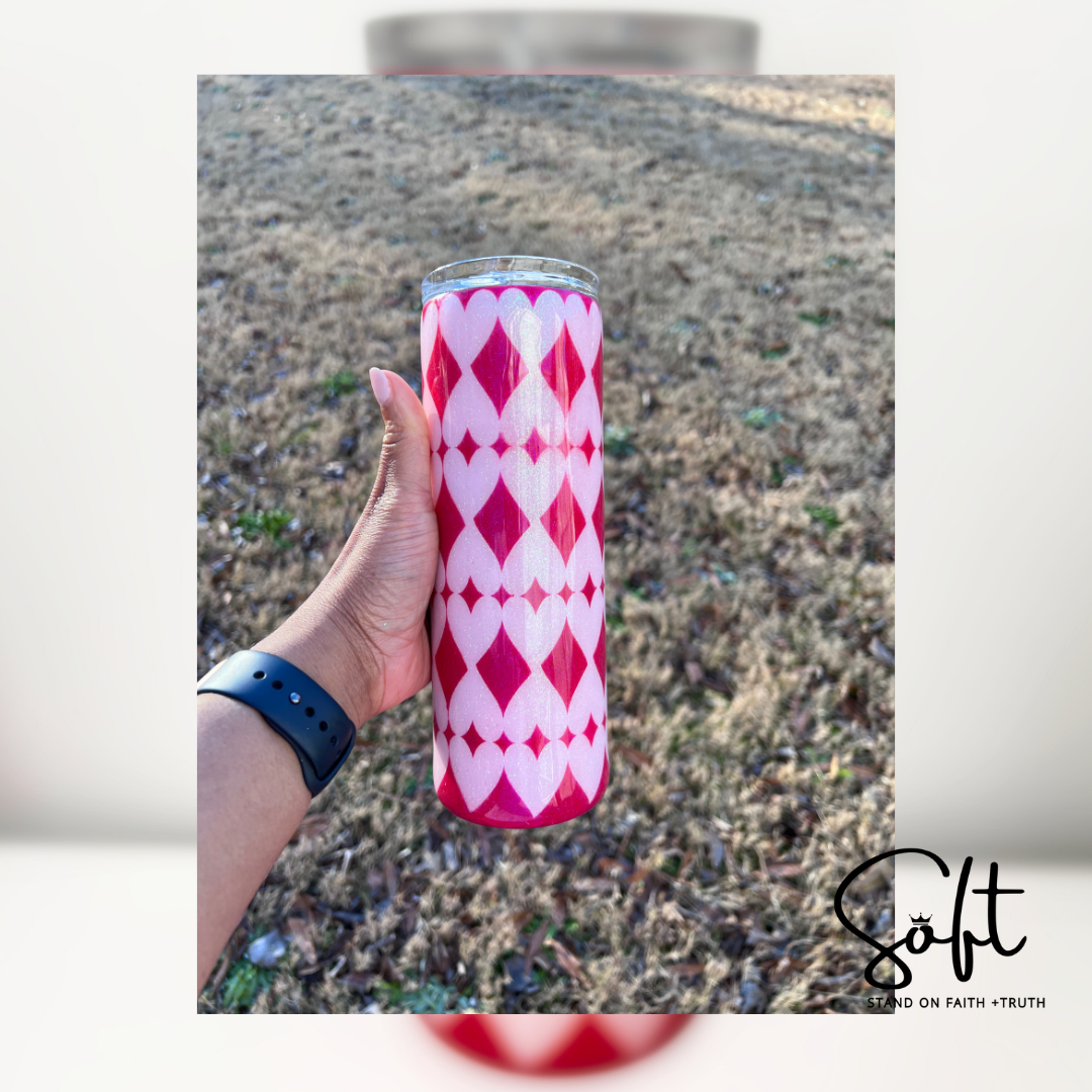 Diamonds & Hearts Tumbler