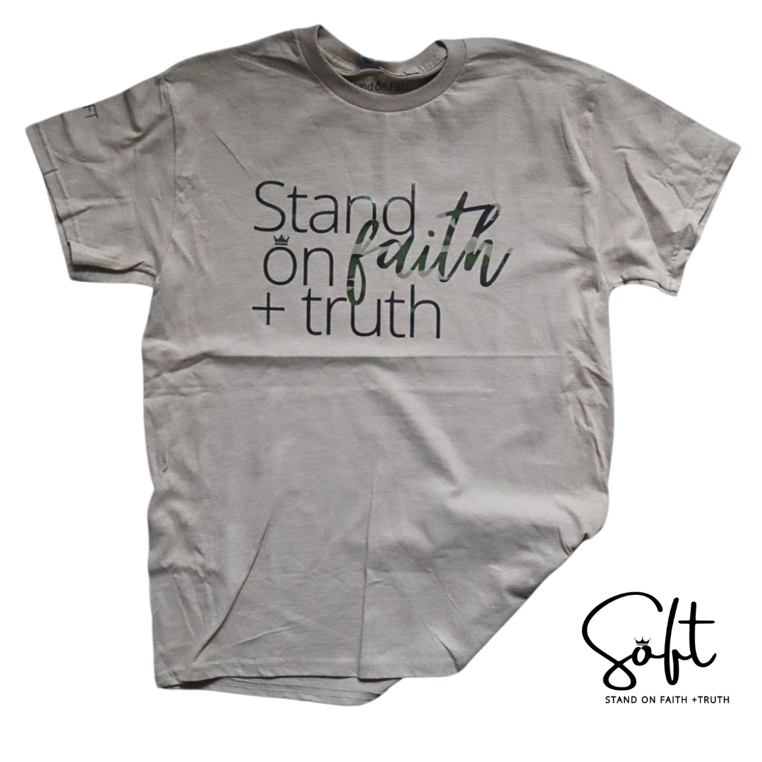 Stand on Faith Metallic T-shirt (unisex)