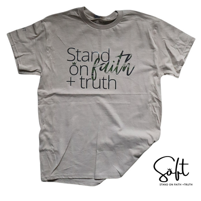 Stand on Faith Metallic T-shirt (unisex)