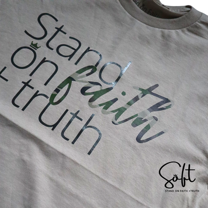 Stand on Faith Metallic T-shirt (unisex)