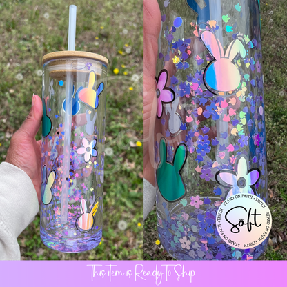 Bunny Snow Globe Tumbler