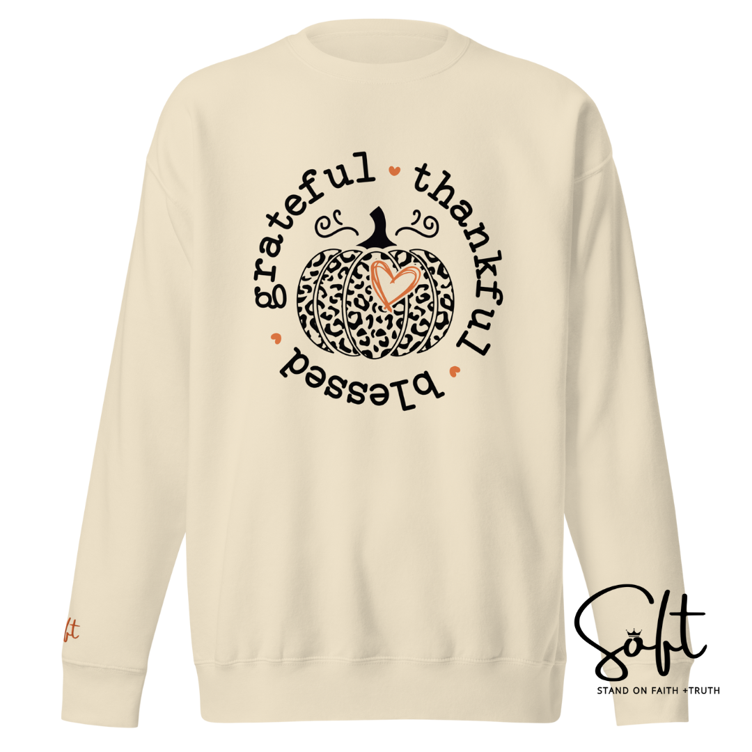 Grateful Thankful Sweatshirt