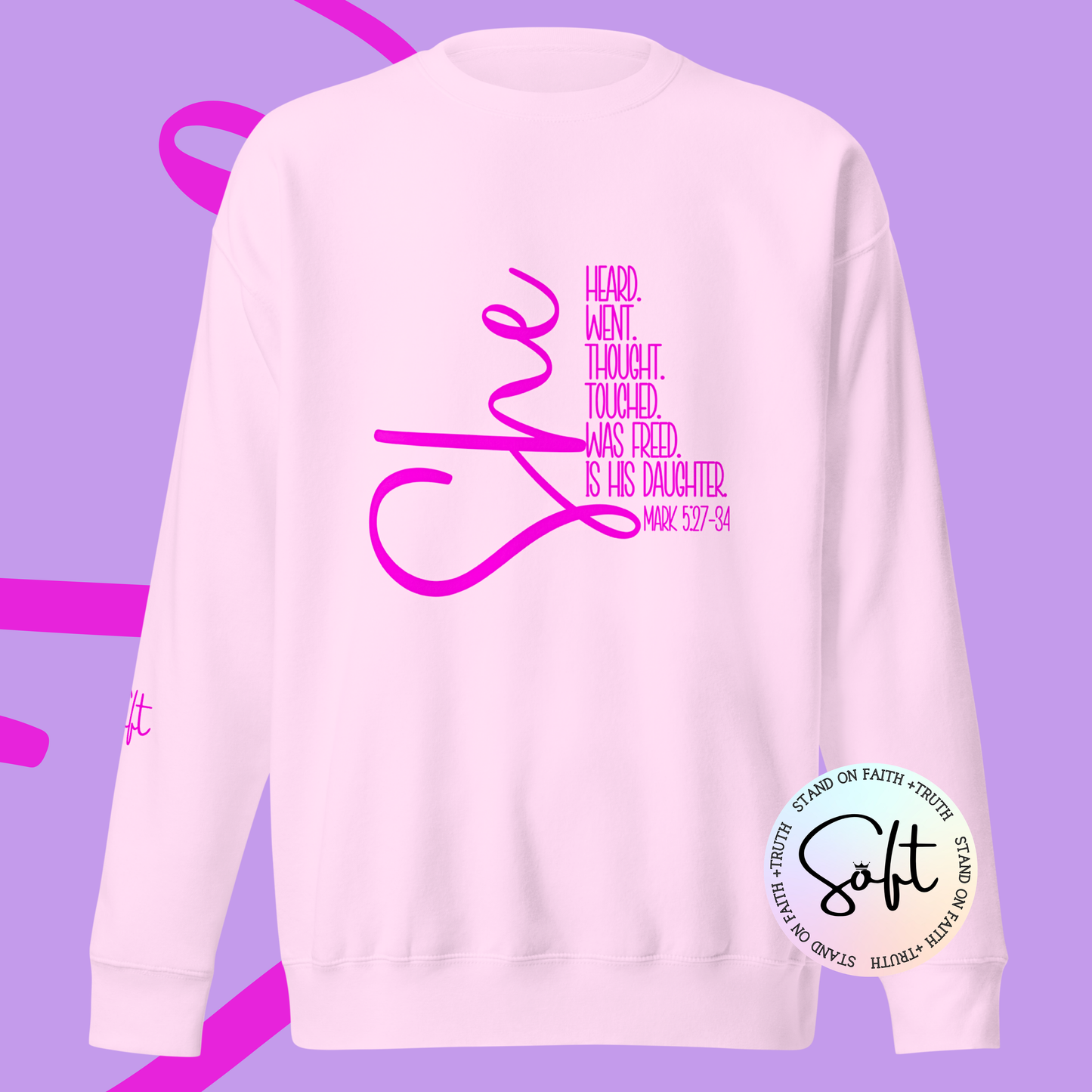 She is Premium Sweatshirt