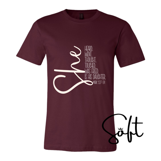 She Short Sleeve t-shirt