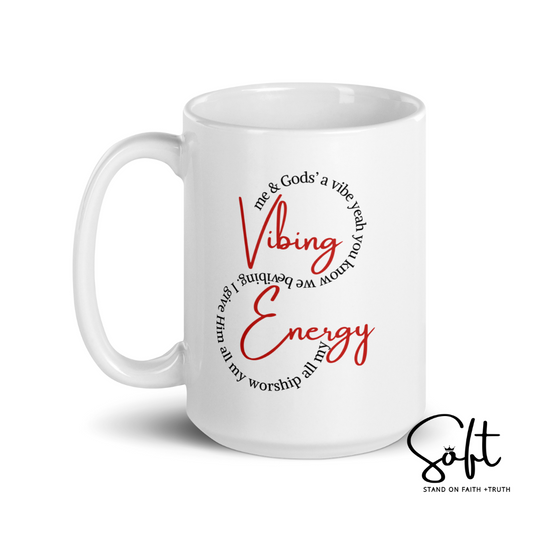 Vibing with Jesus mug