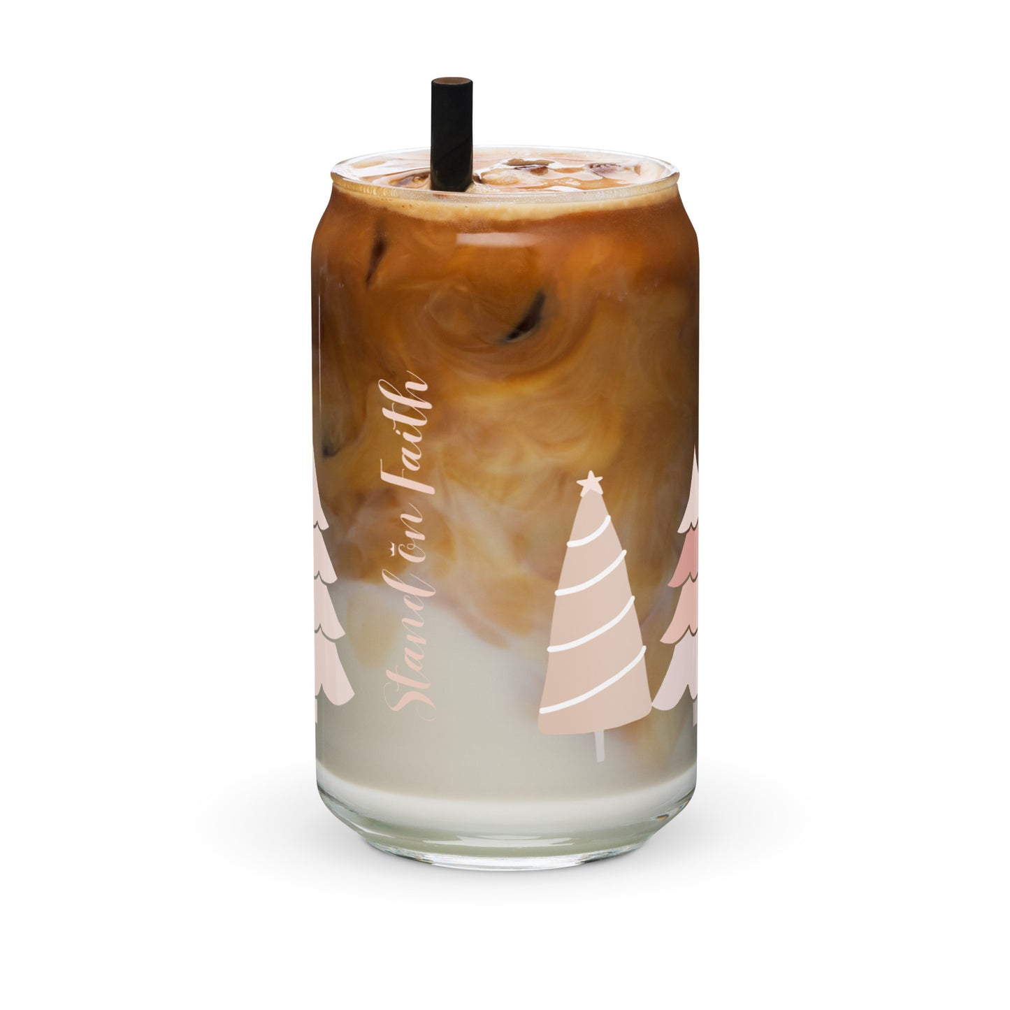 Blush Tree Can-shaped glass