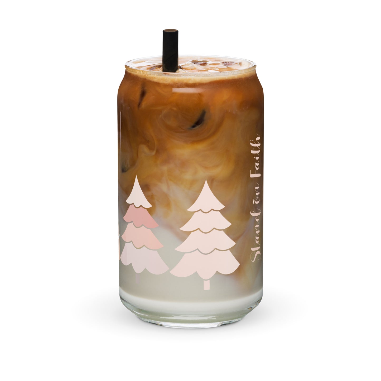 Blush Tree Can-shaped glass