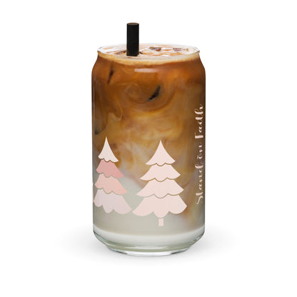 Blush Tree Can-shaped glass