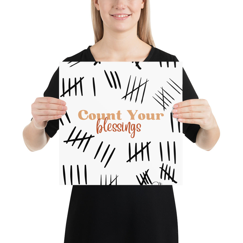 Count Your Blessings Poster