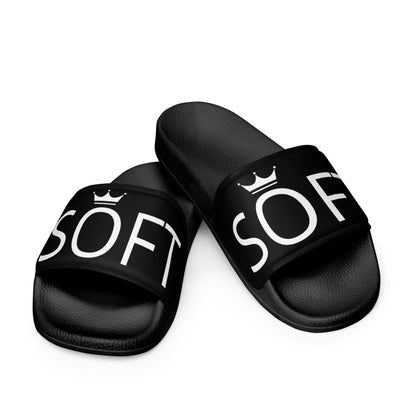 Black SOFT Women's slides