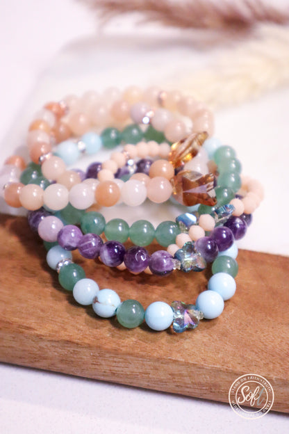 King and Queen Stackable Bracelets