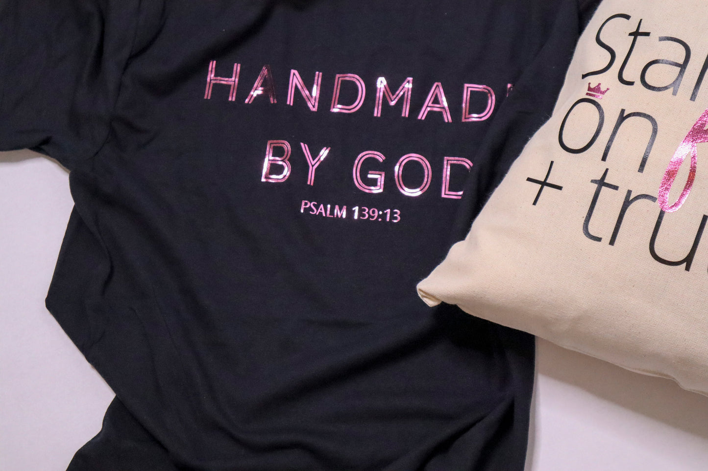 Handmade By God Metallic T-shirt