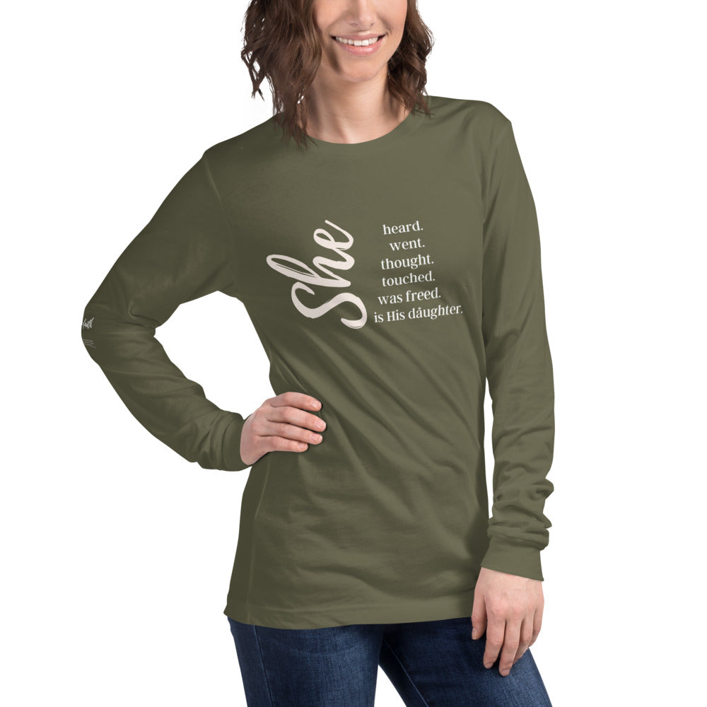 She Unisex Long Sleeve Tee