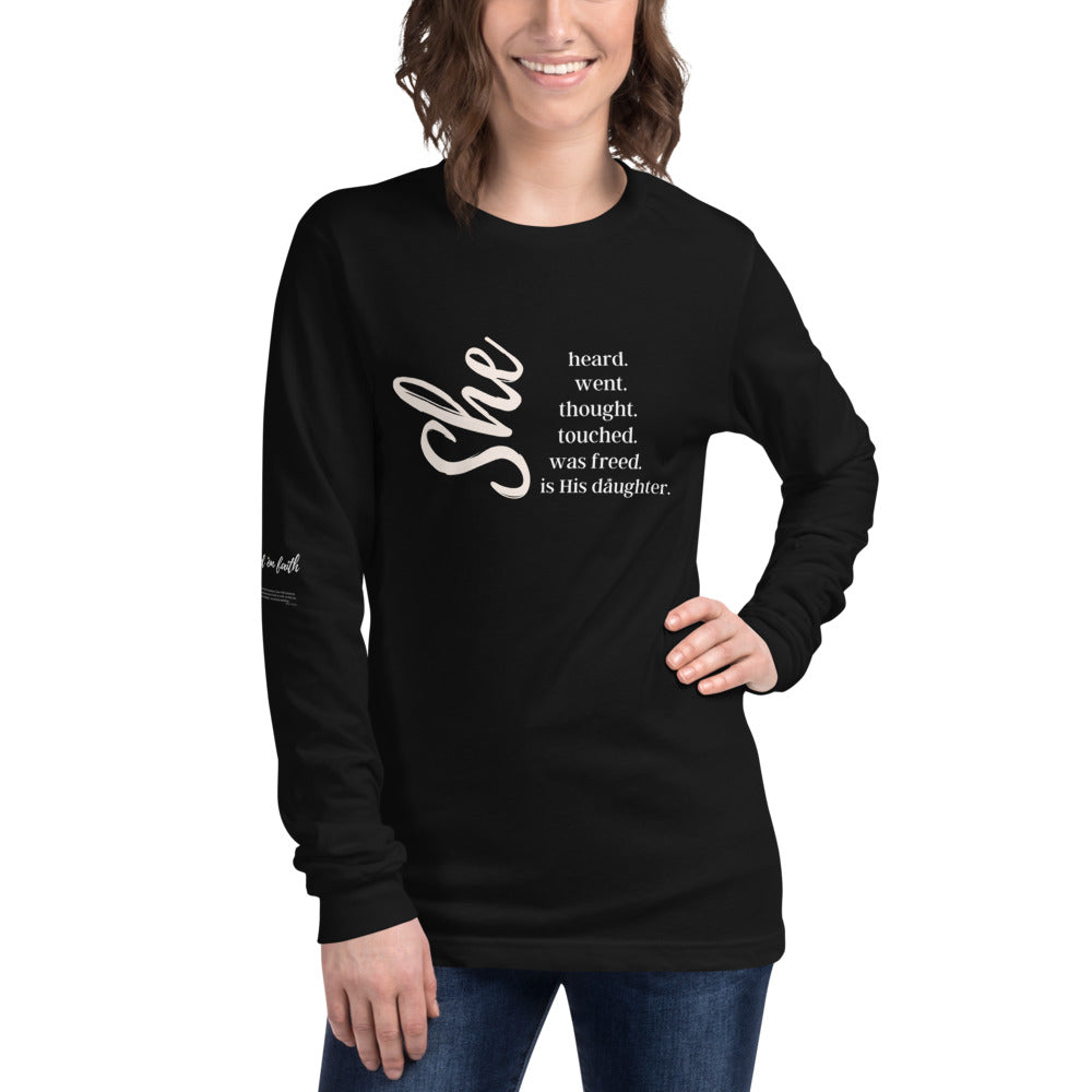 She Unisex Long Sleeve Tee