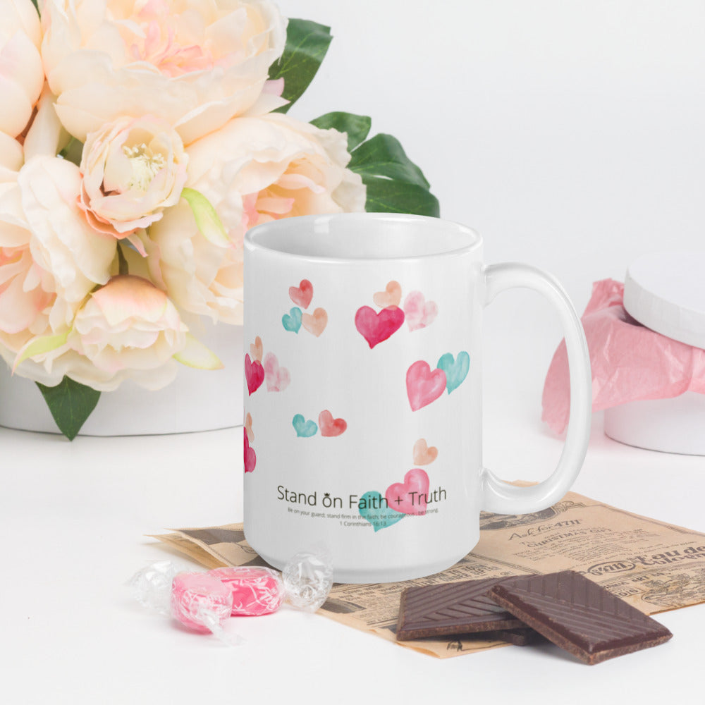 Floating Hearts Mug